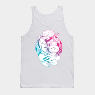 Dual Color Aquarius Beauty Tank Top